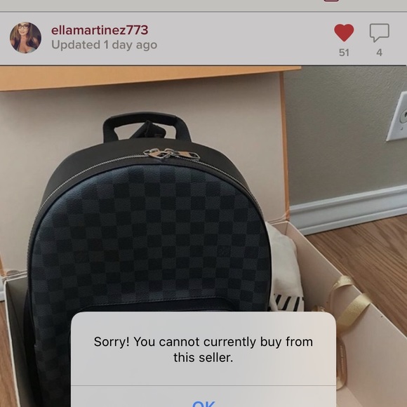 BOUGHT JOSH BACKPACK GETTING RUN AROUND SCAMMER!! - Picture 2 of 2
